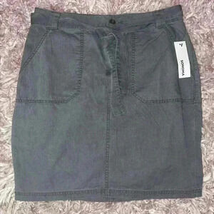 NWT Sonoma Grey Tye Skirt